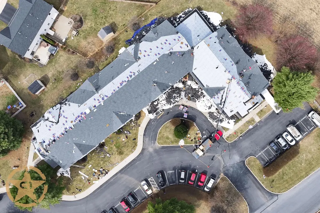 Multi-unit residential roof replacement at Tarsus Manor