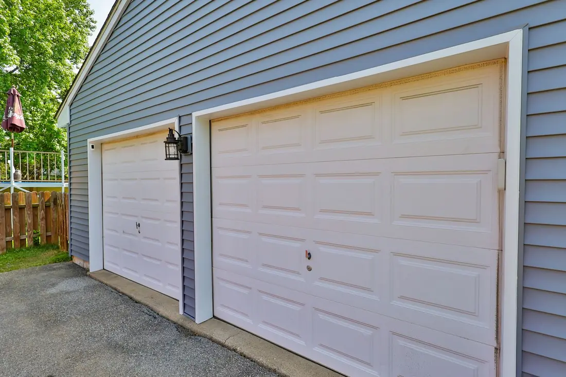Completed siding work on an Allentown property