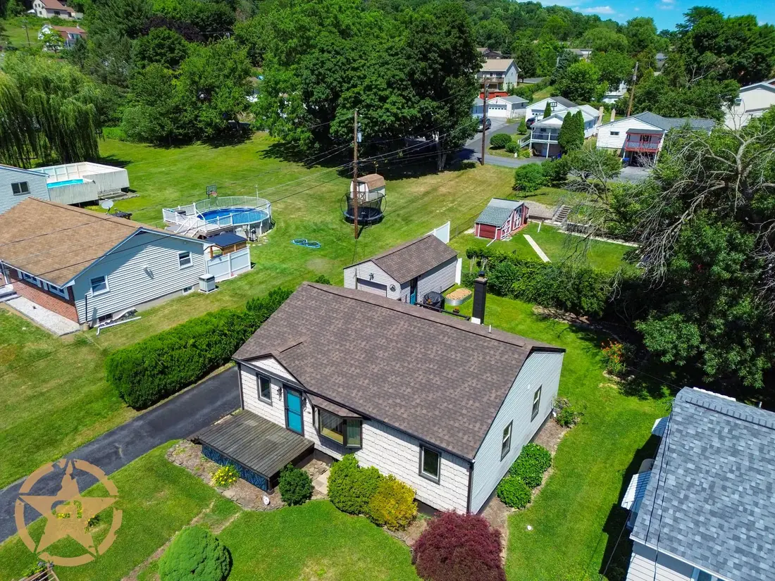 Completed residential roofing project in Allentown