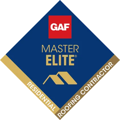 GAF Master Elite Residential Roofing Contractor badge