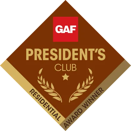 GAF President's Club Residential Award Winner badge