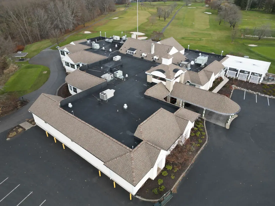 Roof replacement at Fox Hollow Country Club in Bethlehem